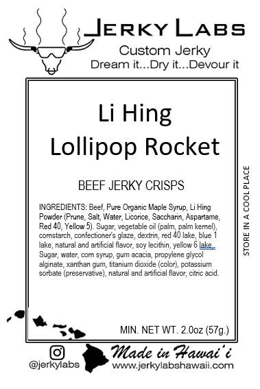 Li Hing Lollipop Rocket – Jerky Labs